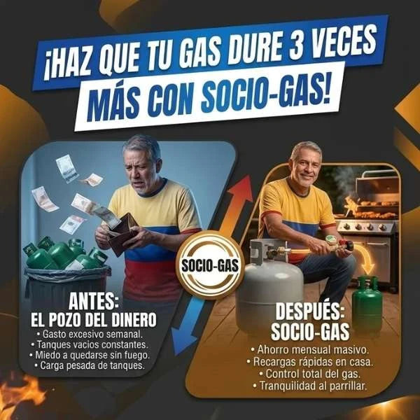 ShineGasPro™ Adaptador Recarga Propano