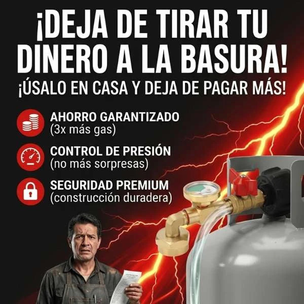 ShineGasPro™ Adaptador Recarga Propano