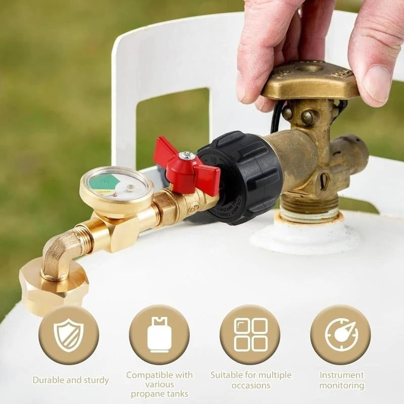 ShineGasPro™ Adaptador Recarga Propano