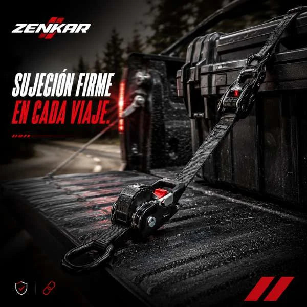 Kit Zenkar™ Anti-Deslizante: 2 Correas Retráctiles de Alta Resistencia