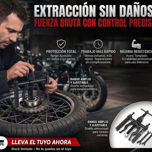 Extractor de Rodamientos de Tres Garras