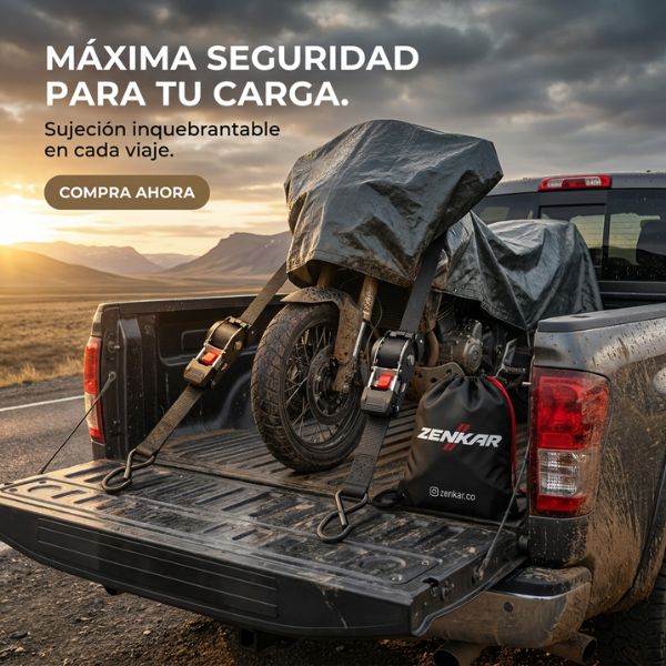 Kit Zenkar™ Anti-Deslizante: 2 Correas Retráctiles de Alta Resistencia